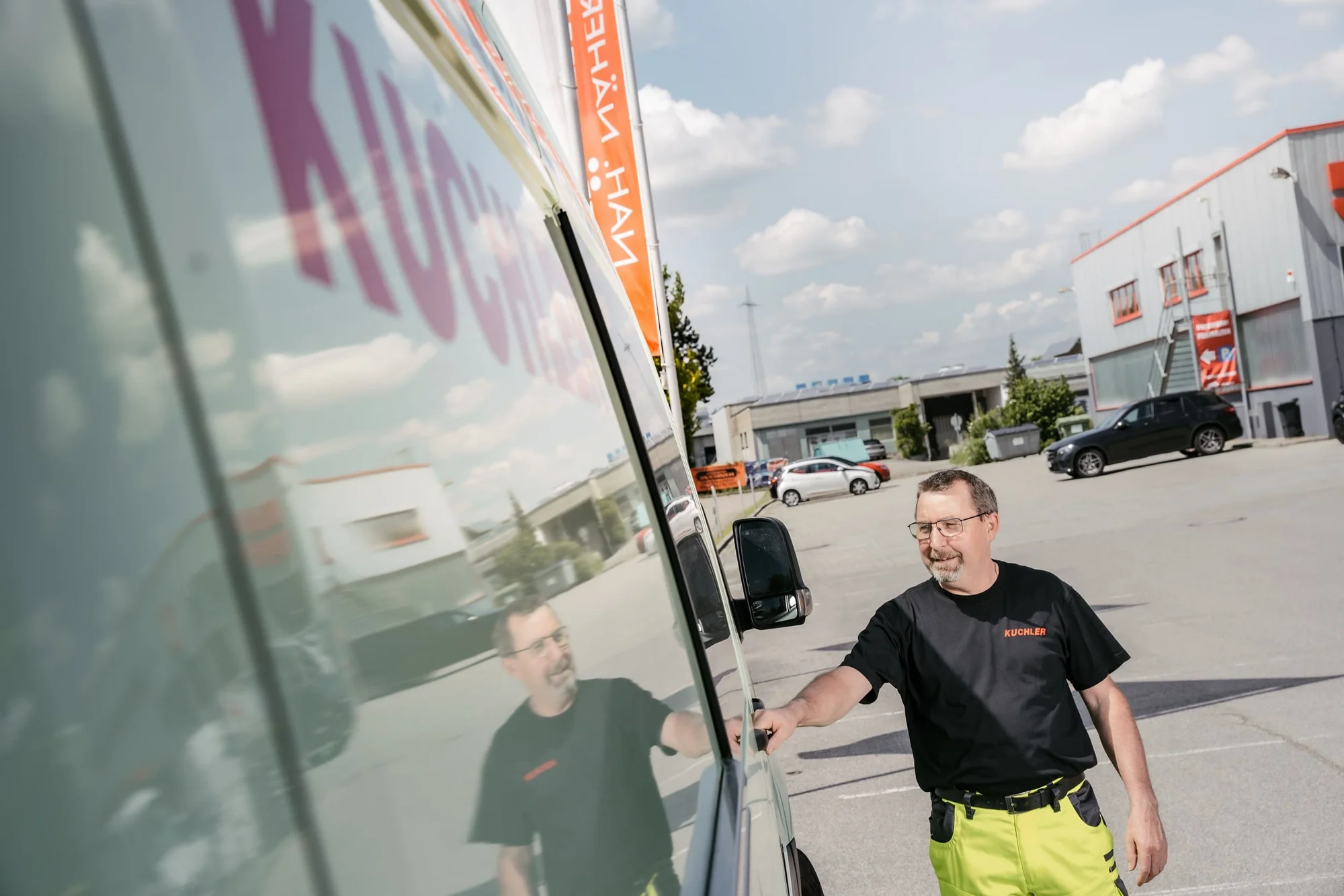 Kranarbeiten München mit Ladekran